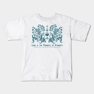 Love is the Progress of Eternity - Peacocks Kids T-Shirt